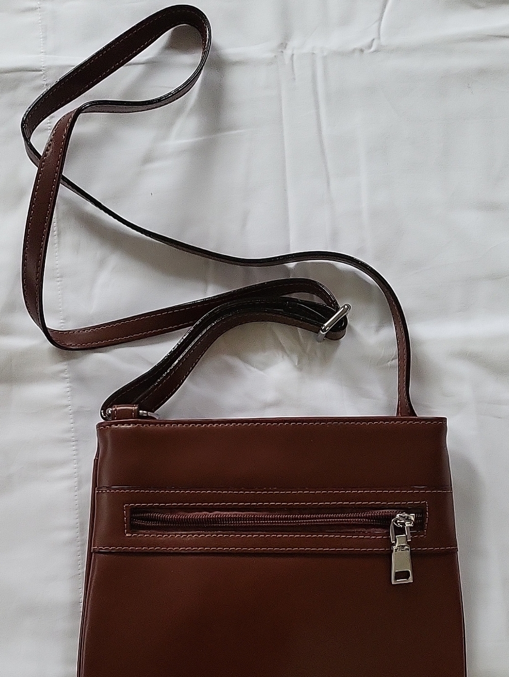 Stauer Brown Crossbody Shoulder Bag